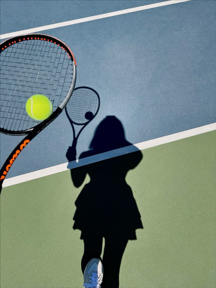 Shadow tennis picture _ tennis skirt _ tennis ball…